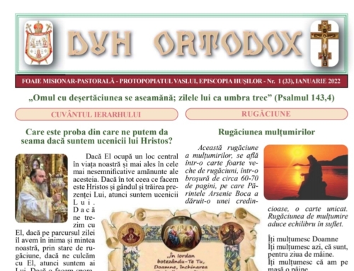 Revista Duh Ortodox nr. 1 (33) ianuarie 2022
