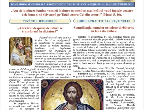 Revista Duh Ortodox nr. 10 (42) decembrie 2022
